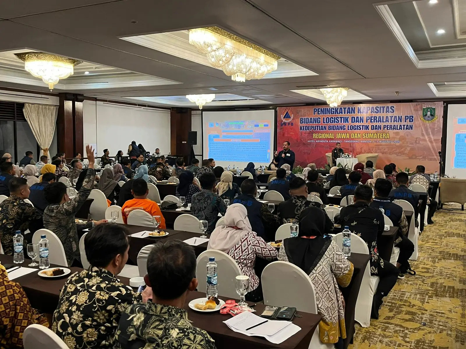 Perkuat Kesiapsiagaan, BNPB Gelar Peningkatan Kapasitas Logistik dan Peralatan Regional Sumatera–Jawa serta Pameran Peralatan Kebencanaan